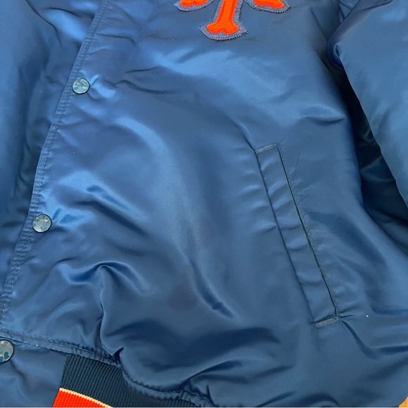 New York Mets Vintage Jacket by Starter XL - Picture 8 of 9